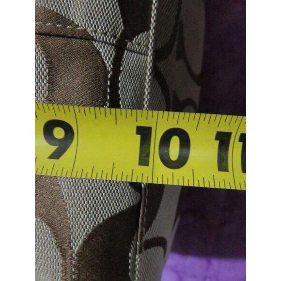 Coach 2008 Limited Edition Chrysanthemum Appliques Cursive Creed Tote & wristlet - Picture 11 of 14